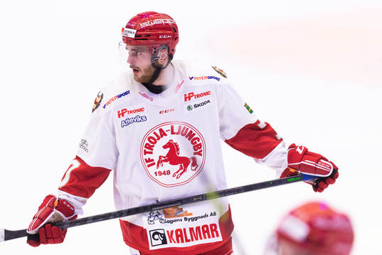 Troja/Ljungbys Alexander Bjurström deppar