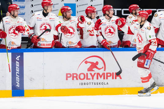 Troja/Ljungbys Karl Olofsson jublar