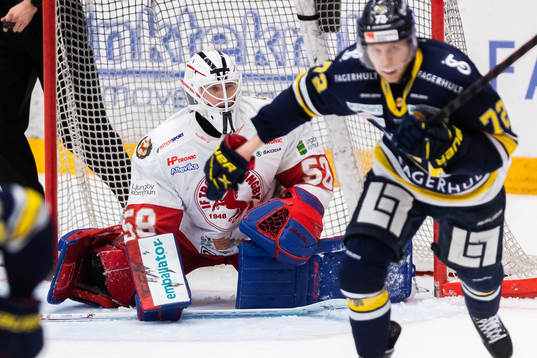 Troja/Ljungbys målvakt Anton Svensson