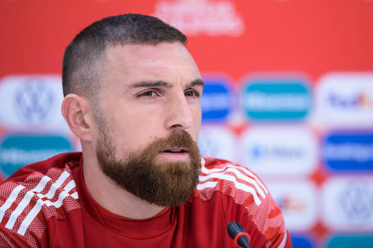 Guram Kashia of the Georgian national football team