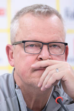 Head coach Janne Andersson of the Swedish national football