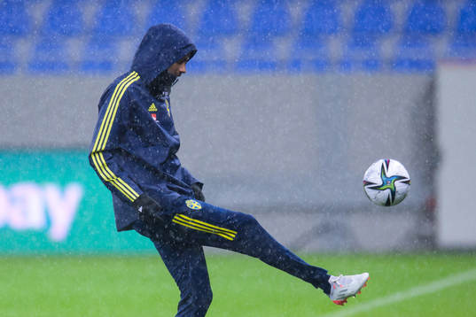 Alexander Isak of the Swedish national football team