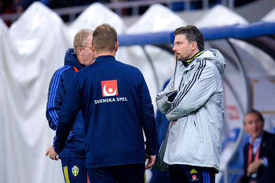 Sports psychologist Daniel Ekvall of Sweden ahead  the FIFA