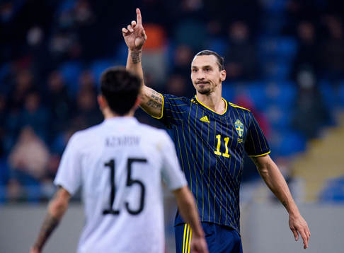 Zlatan Ibrahimovic of Sweden
