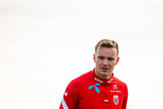 Marius Lode of the Norwegian national football team