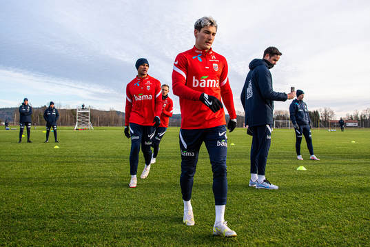 Mathias Normann of the Norwegian national football team