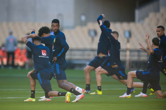 Alexander Isak of the Swedish national football team
