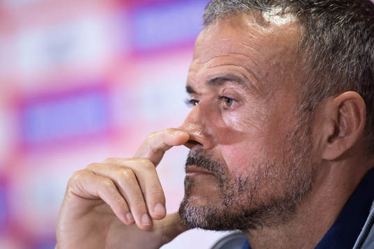 Head coach Luis Enrique of the Spanish national football
