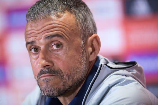 Head coach Luis Enrique of the Spanish national football