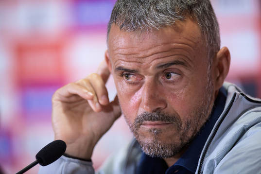 Head coach Luis Enrique of the Spanish national football