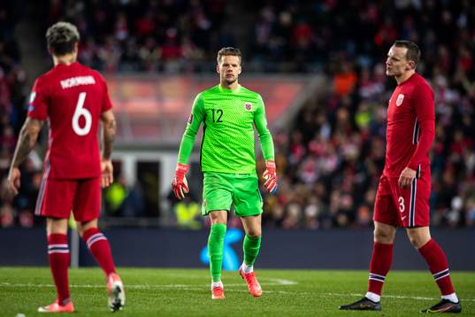 goalkeeper Ørjan Håskjold Nyland of Norway