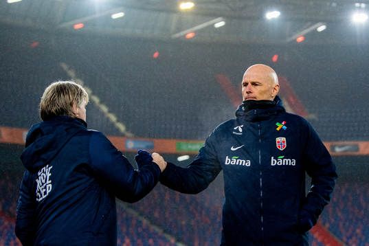 Kent Bergersen, assistant coach, and Ståle Solbakken, head
