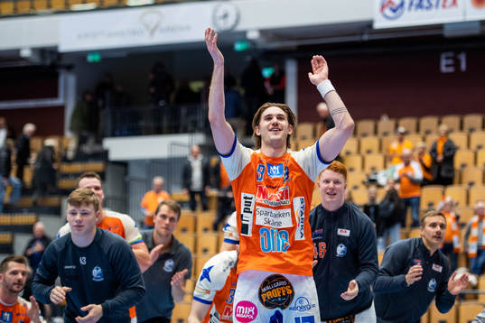 Kristianstads Anton Hallbäck jublar