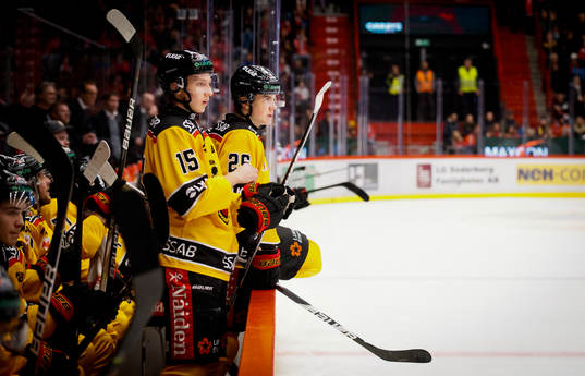 Luleås Carl Mattsson och Luleås Radek Muzik deppar