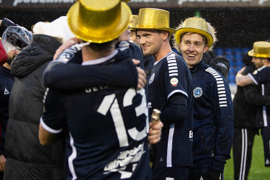 Utsiktens spelare jublar