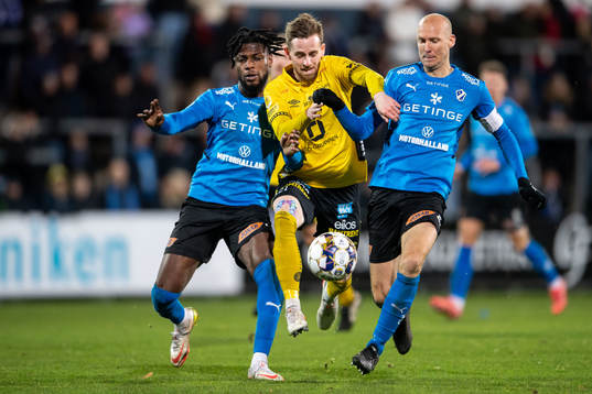 Halmstads Joseph Baffo och Andreas Johansson