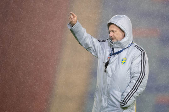 Peter Gerhardsson, head coach of the Swedish women's