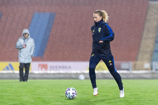 Rebecka Blomqvist of the Swedish women's national football