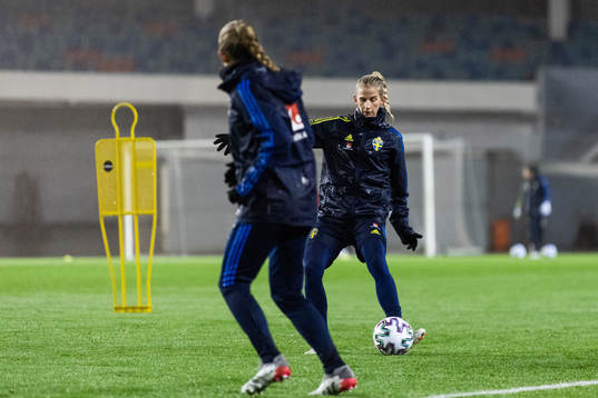 Sofia Jakobsson of the Swedish women's national football