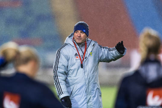 Magnus Wikman, assistant coach of the Swedish women's
