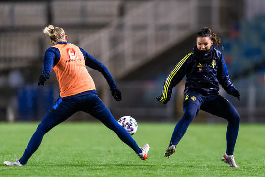 Sofia Jakobsson and Johanna Rytting Kaneryd of the Swedish