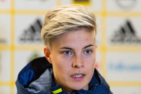 Lina Hurtig of the Swedish women's national football team