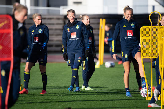 Jonna Andersson, Nilla Fischer, Filippa Curmark and