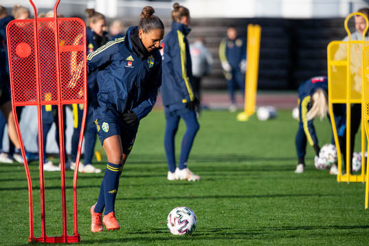 Madelen Janogy of the Swedish women's national football team