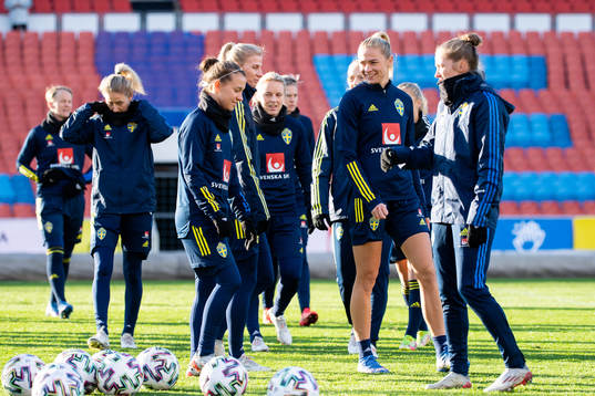 Julia Zigiotti Olme, Fridolina Rolfö and Filippa Angeldahl