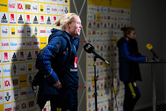 Goalkeeper Hedvig Lindahl of the Swedish women's national