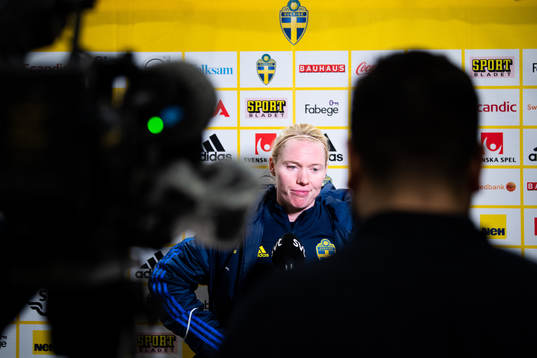 Goalkeeper Hedvig Lindahl of the Swedish women's national