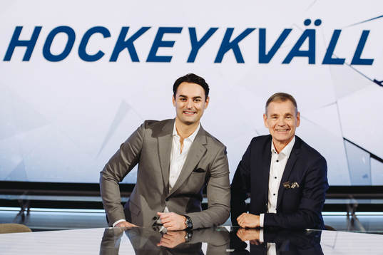 Dusan Umicevic och Håkan Loob