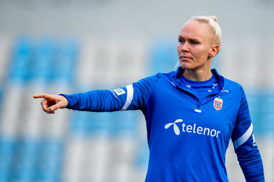 Maria Thorisdottir of the Norwegian women's national