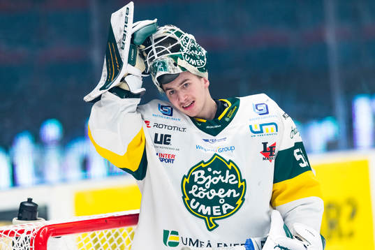 Björklövens målvakt Claes Endre
