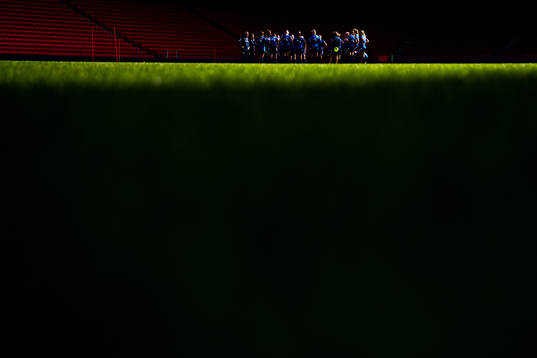 Players of the Norwegian women's national football team