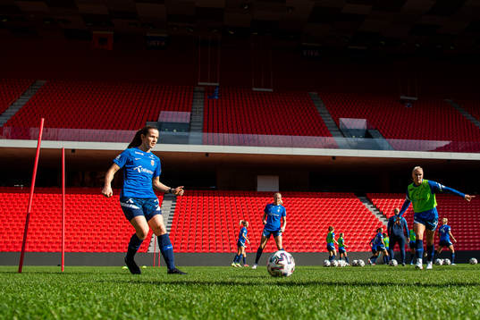 Tuva Hansen of the Norwegian women's national football team