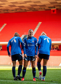 Maren Mjelde of the Norwegian women's national football team