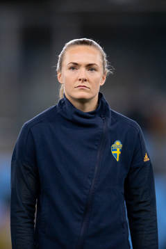 Magdalena Eriksson of Sweden at lineup