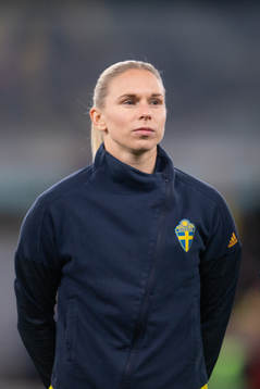 Jonna Andersson of Sweden at lineup