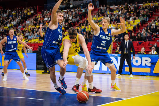 Elias Valtonen and Juho Nenonen of Finland and Simon