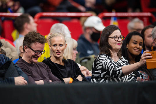 Carolina Klüft and Anna Ekström, minister of education