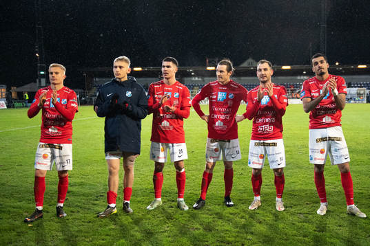 Norrbys spelare jublar