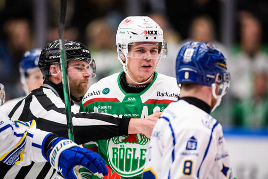 Rögles Erlend Lesund och Leksands Matt Caito