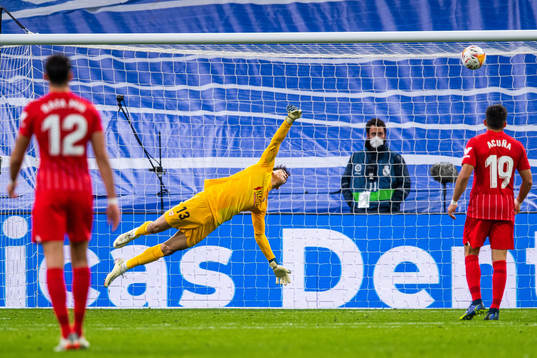 Vinicius Junior of Real Madrid (not pictured) scores 2-1
