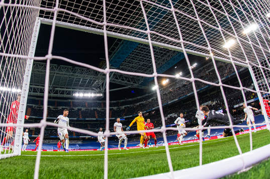 Goalkeeper Thibaut Courtois with a save