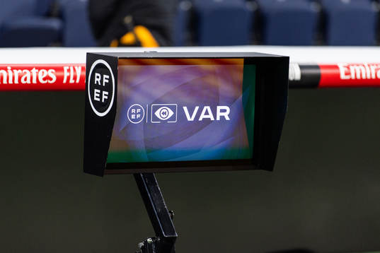 A VAR screen