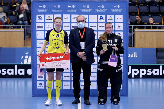 Sveriges Ellen Rasmussen får pris som bästa spelare