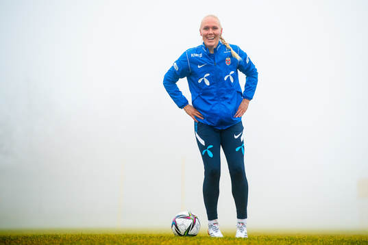 Maria Thorisdottir of the Norwegian women's national
