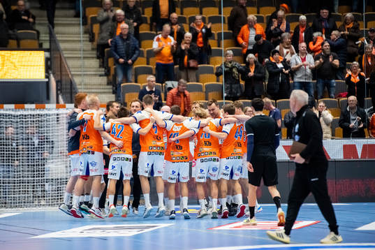 Kristianstads spelare jublar