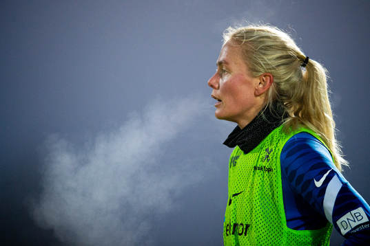 Guro Bergsvand of the Norwegian women's national football